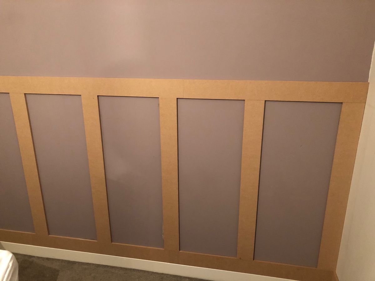 Diy wall panelling