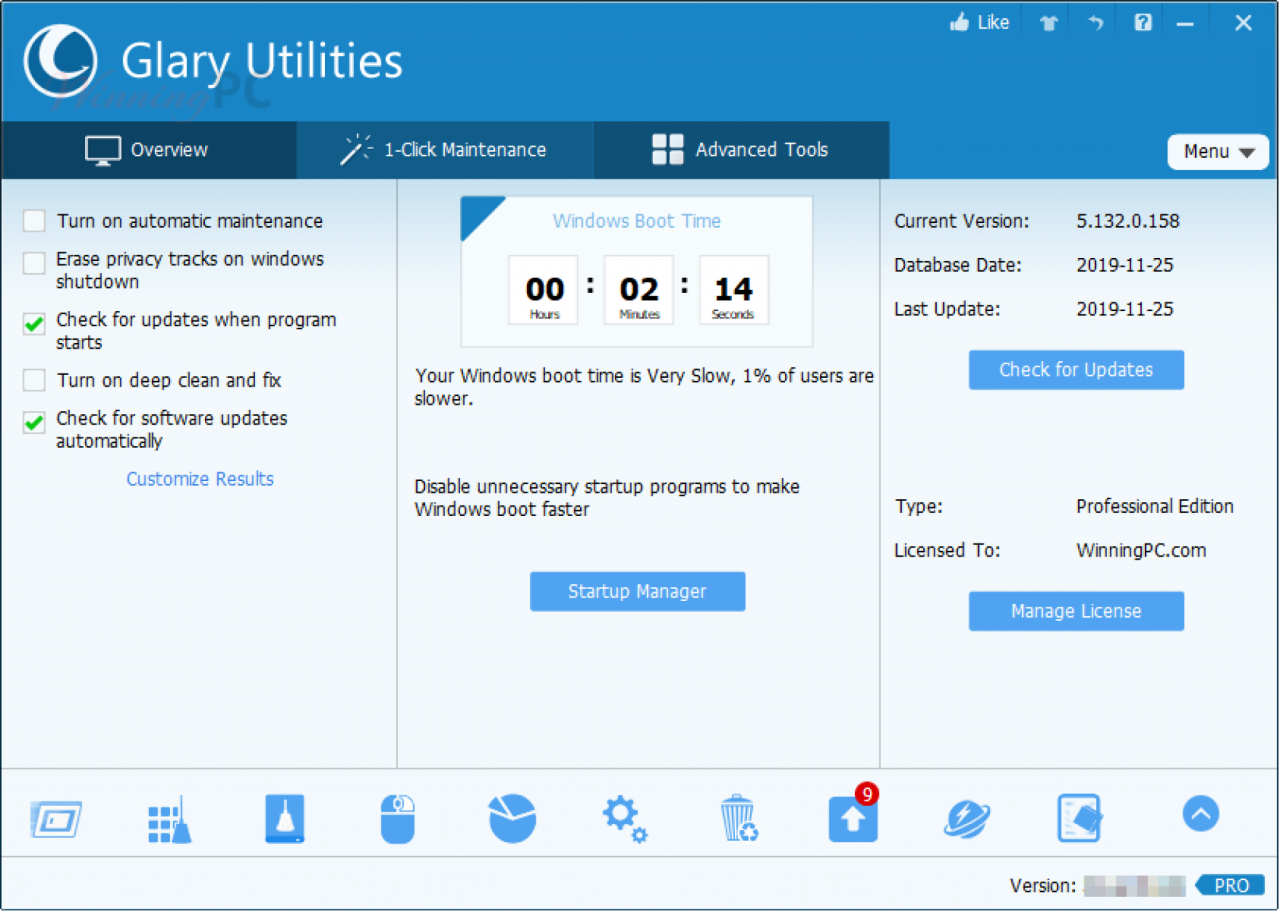 Glary utilities