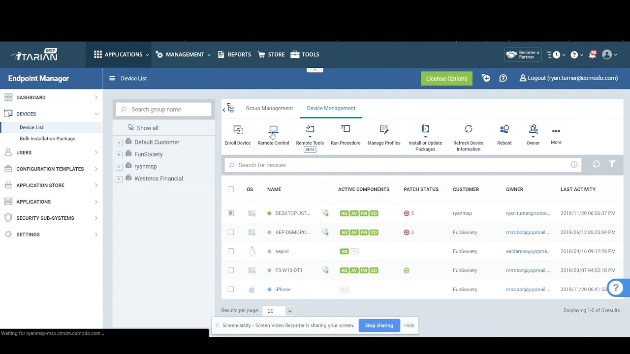 Monitoring management bleuwire colocation