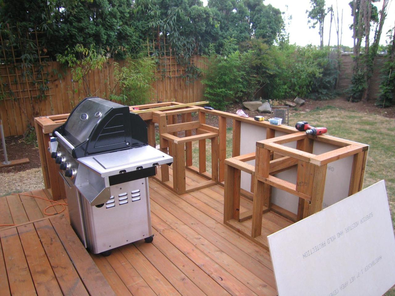 Outdoor kitchen ideas kitchens diy deck man house caves summer crates