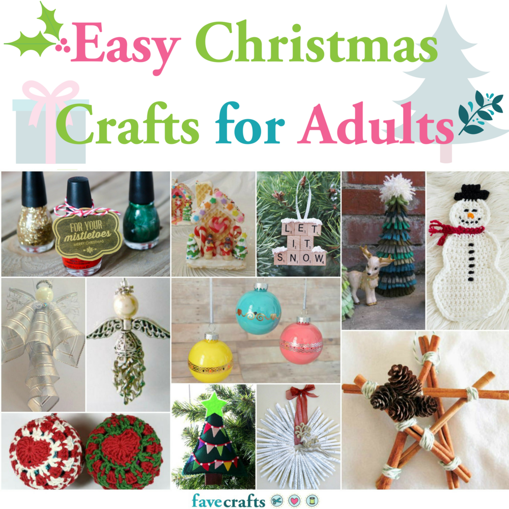 Easy christmas crafts for adults