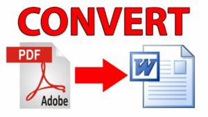 Pdf to doc converter online