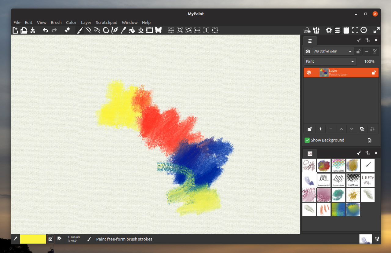 Mypaint program painting apps software drawing alpha softwares released development being than years available after