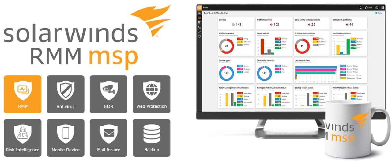 Solarwinds msp remote monitoring & management