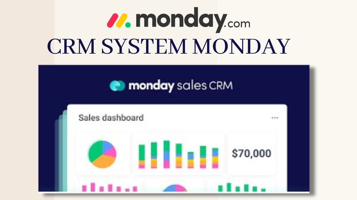 Monday crm sales dashboards