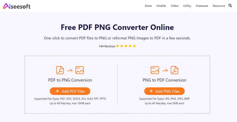 Png to pdf converter