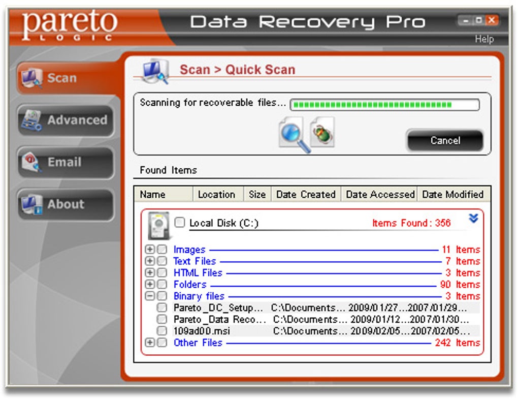 Data recovery